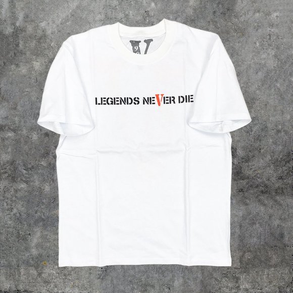 VLONE | Shirts | Vlone X Juice Wrld 999 Legends Never Die Orange On White  Tshirt | Poshmark